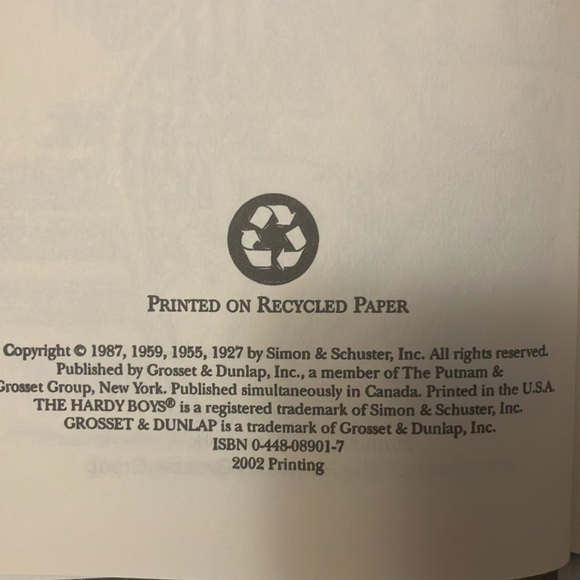 4 Hardy Boys Hardcover Books 1,2,37,53 printed 2000s - Picture 3 of 4